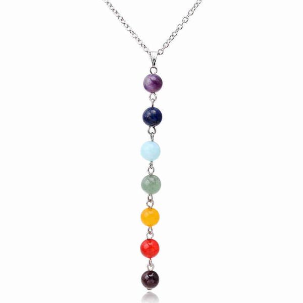 explosion colorful beads multicolor agate pendant necklace korean fashion temperament natural stone chain female, Silver
explosion colorful beads multicolor agate pendant necklace korean fashion temperament natural stone chain female, Silver