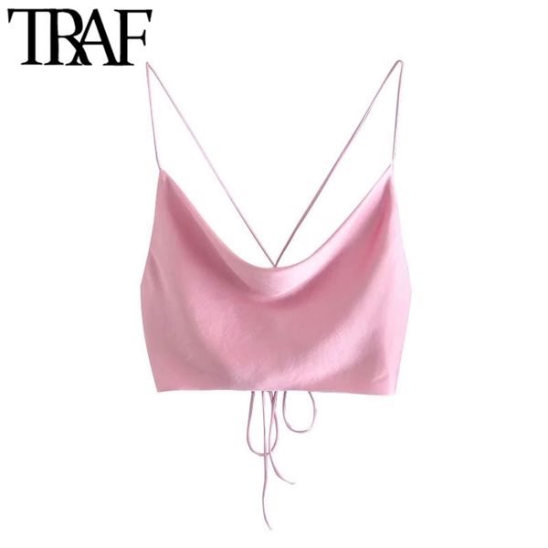 traf women fashion with tied soft touch cropped tank vintage backless cross thin straps female camis mujer 220316, White
traf women fashion with tied soft touch cropped tank vintage backless cross thin straps female camis mujer 220316, White