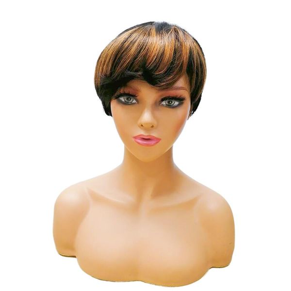ombre color pixie cut wig full machine made human hair wigs pre plucked short bob brazilian remy honey blonde wig 1b/30, Black;brown
ombre color pixie cut wig full machine made human hair wigs pre plucked short bob brazilian remy honey blonde wig 1b/30, Black;brown