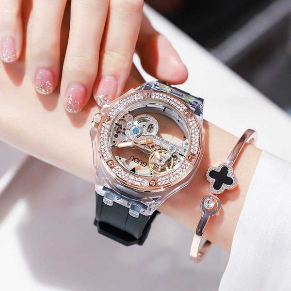 guou ancient european female korean fashion female mechanical watch temperament rhinestone waterproof watches silicone tape wristwatches, Slivery;brown
guou ancient european female korean fashion female mechanical watch temperament rhinestone waterproof watches silicone tape wristwatches, Slivery;brown
