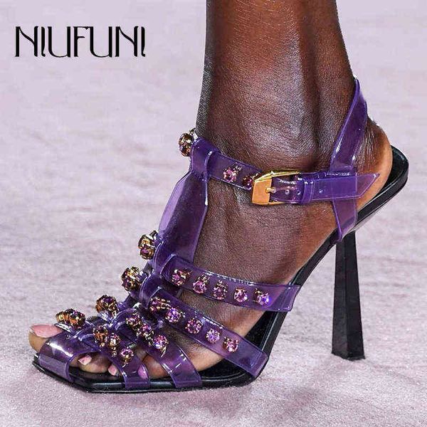 rhinestone stiletto heels women's sandals fluorescent transparent pvc sandals hollow open toe summer party wedding shoes t220730, Black
rhinestone stiletto heels women's sandals fluorescent transparent pvc sandals hollow open toe summer party wedding shoes t220730, Black