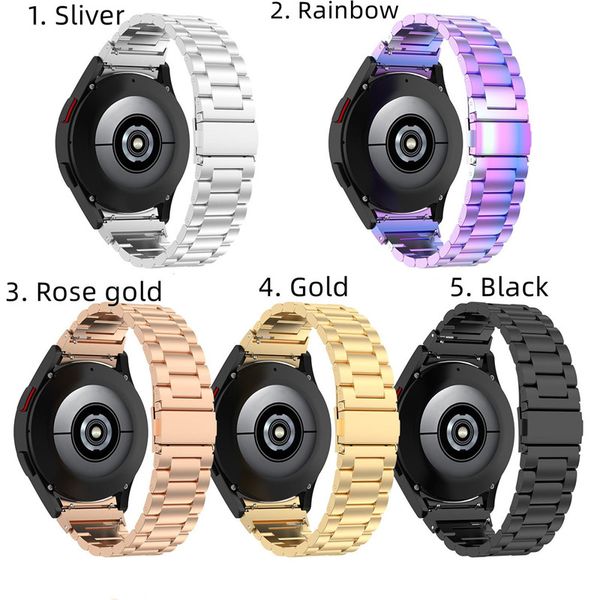 three-bead metal band smart strap for samsung galaxy watch4 / watch 4 classic stainless steel watchband bracelet 40mm 44mm
three-bead metal band smart strap for samsung galaxy watch4 / watch 4 classic stainless steel watchband bracelet 40mm 44mm