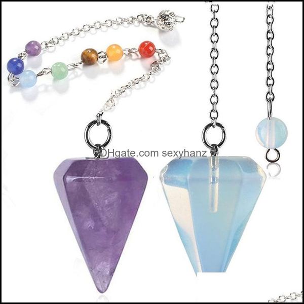 charms jewelry findings components small size natural stone pendum for dowsing amethysts lapis opal crystal cone healing chakra chain hexa, Bronze;silver
charms jewelry findings components small size natural stone pendum for dowsing amethysts lapis opal crystal cone healing chakra chain hexa, Bronze;silver