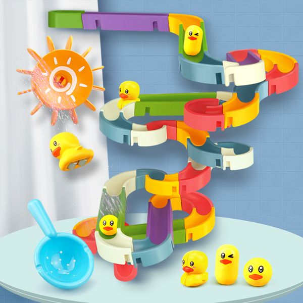 baby bath toys diy marble race run assembling track bathroom bathtub kids play water spray toy set stacking cups for children 220315
baby bath toys diy marble race run assembling track bathroom bathtub kids play water spray toy set stacking cups for children 220315