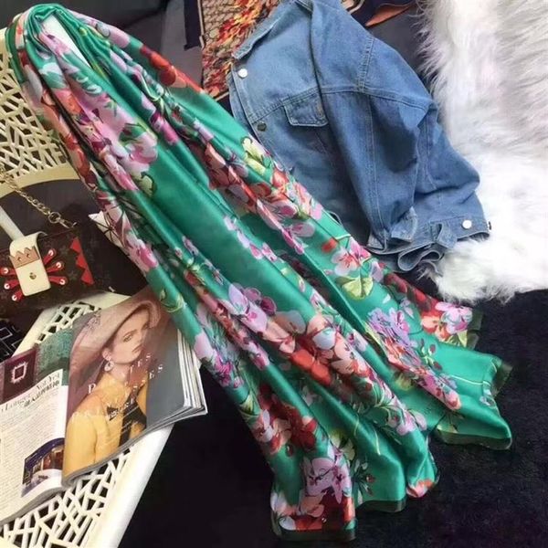 women filmy real silk scarfs 49201e, Blue;gray