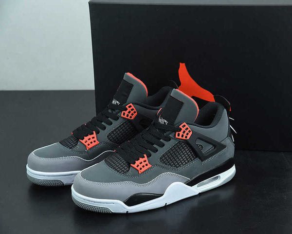shoes authentic jumpman 4 infrared dark grey/infrared 23-black-cement grey outdoor sports sneakers original, White;red
shoes authentic jumpman 4 infrared dark grey/infrared 23-black-cement grey outdoor sports sneakers original, White;red