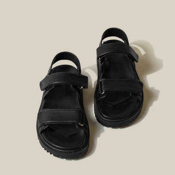 nxy sandals new women summer female leather thick soft bottom flat shoes ladies solid color breathable light rome casual footwear, Black
nxy sandals new women summer female leather thick soft bottom flat shoes ladies solid color breathable light rome casual footwear, Black