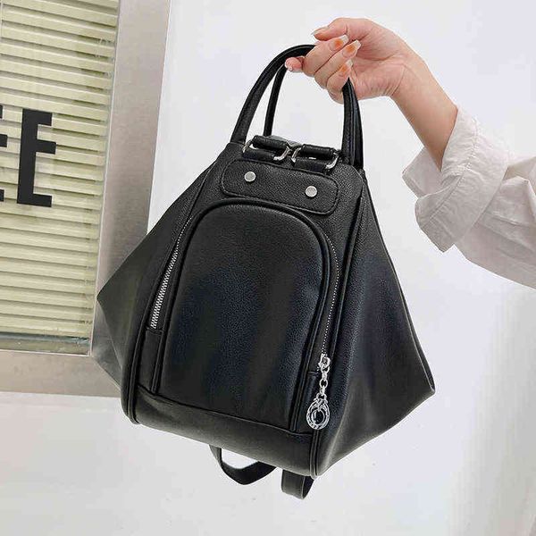 school bags fashion women backpacks pu leather multifunctional shoulder designer female for teenager girls travel daypack 220802
school bags fashion women backpacks pu leather multifunctional shoulder designer female for teenager girls travel daypack 220802