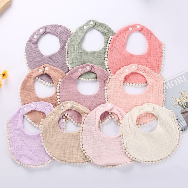 baby bibs muslin solid color infant newborn burp cloths 360° rotate 2-layers gause baby tassel feeding bib bandana scarf
baby bibs muslin solid color infant newborn burp cloths 360° rotate 2-layers gause baby tassel feeding bib bandana scarf