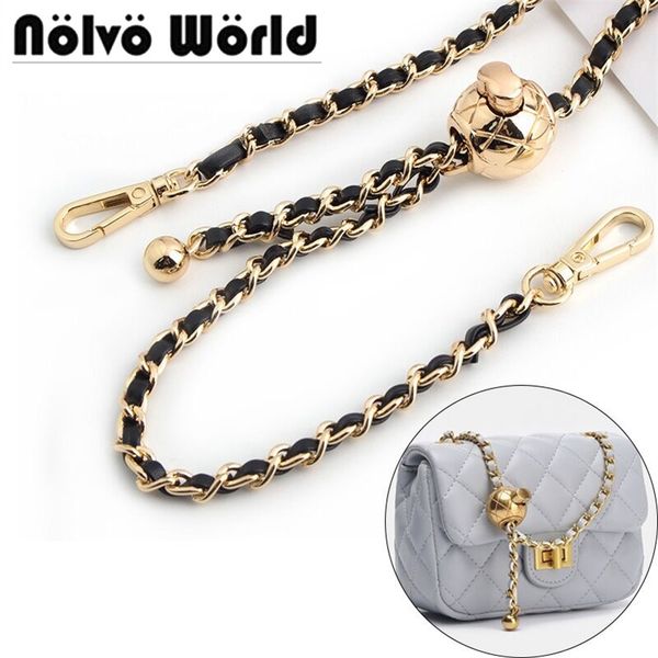 1-5-10pcs 5 styles adjustable gold metal chains,ladies purse small gold beads round big ball bag adjusted chain 220509, Black
1-5-10pcs 5 styles adjustable gold metal chains,ladies purse small gold beads round big ball bag adjusted chain 220509, Black