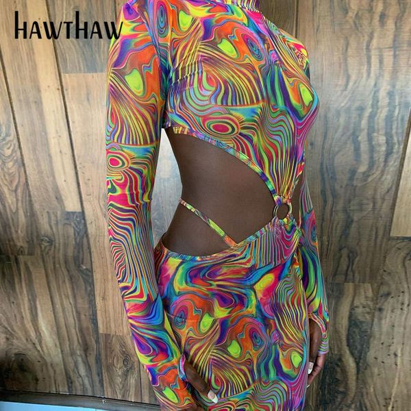 hawthaw women autumn winter long sleeve hollow out printed mesh backless bodycon mini dress 2022 female clothing streetwear, Black;gray
hawthaw women autumn winter long sleeve hollow out printed mesh backless bodycon mini dress 2022 female clothing streetwear, Black;gray
