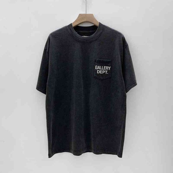 gallerydept designer shirt letter washed old pocket short sleeve t-shirt men's loose american high street fashion brand top, White;black
gallerydept designer shirt letter washed old pocket short sleeve t-shirt men's loose american high street fashion brand top, White;black