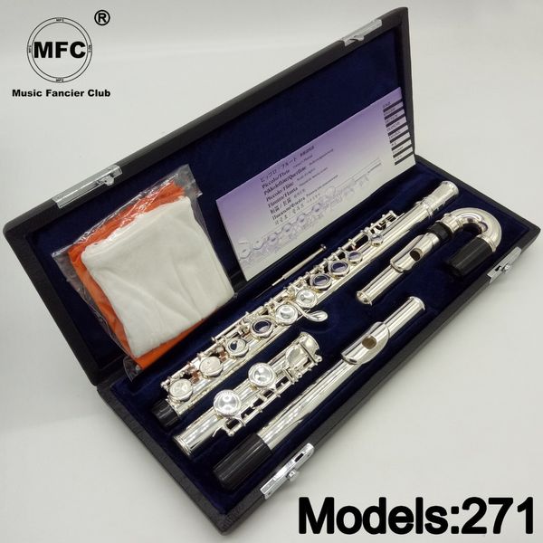 professional 271 silver plated flute instrument intermediate student curved headjoint flutes c leg 16 holes closed e key
professional 271 silver plated flute instrument intermediate student curved headjoint flutes c leg 16 holes closed e key