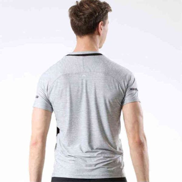 lulu men's sports t shirts brand short sleeve breathable sweat wicking elastic fitness running football training quick drying t-shirt, White;black
lulu men's sports t shirts brand short sleeve breathable sweat wicking elastic fitness running football training quick drying t-shirt, White;black