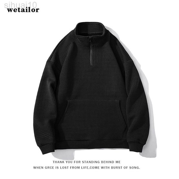 nieuwe heren sweatshirt lange mouwen kleding voorjaar rits trui wit college stijl paar outfit oversized crewneck sweatshirt l220730, Black
nieuwe heren sweatshirt lange mouwen kleding voorjaar rits trui wit college stijl paar outfit oversized crewneck sweatshirt l220730, Black