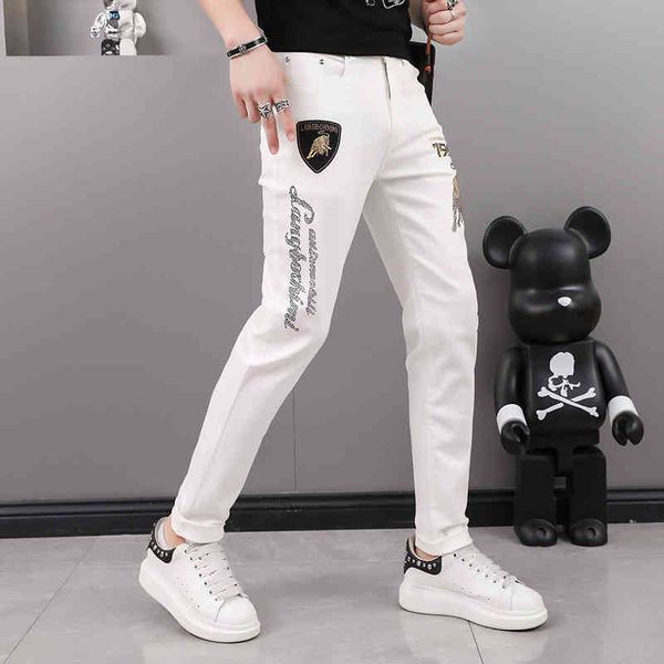 tiktok jeans jeans, male, golden bull, embroidered, vibrato, red, and elastic., Blue
tiktok jeans jeans, male, golden bull, embroidered, vibrato, red, and elastic., Blue