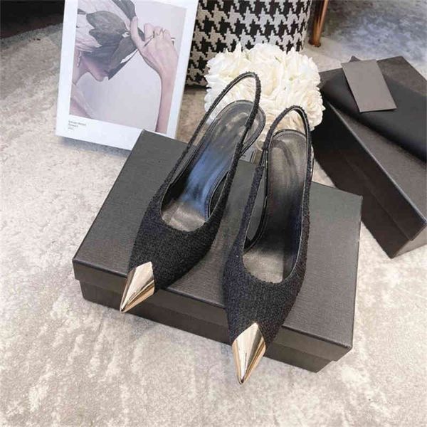 park sandals rose caiying's same high heels early spring metal gold pointed thin heel sandals women, Black
park sandals rose caiying's same high heels early spring metal gold pointed thin heel sandals women, Black