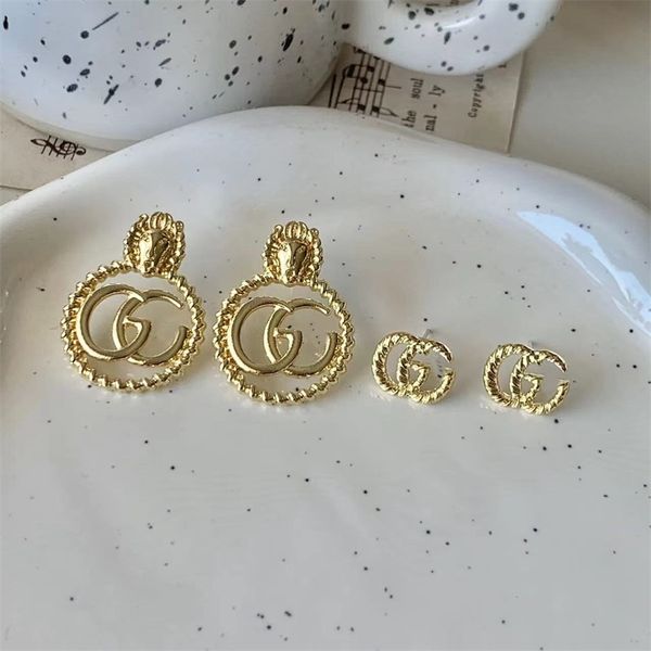 20% off 2022 new jewelry classic double letter lion head minority silver needle temperament bronze earrings, Golden
20% off 2022 new jewelry classic double letter lion head minority silver needle temperament bronze earrings, Golden