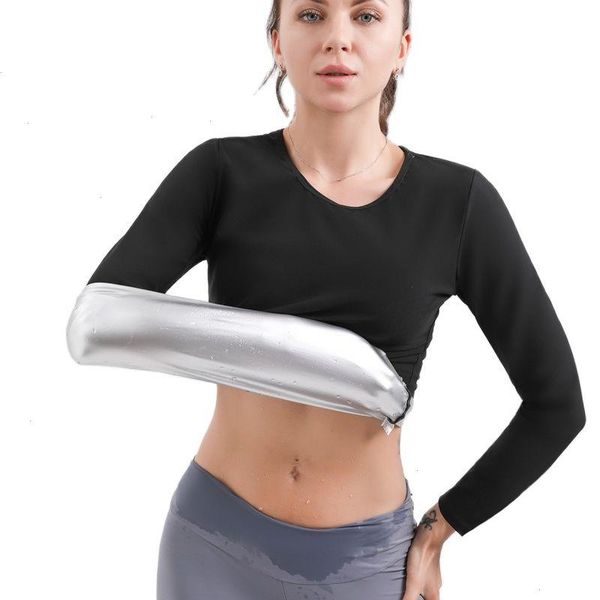 thermo body shaper sauna suits slimming long sleeve shirt workout sweat vest arm abdominal trainer weight loss fat burner, Black;white
thermo body shaper sauna suits slimming long sleeve shirt workout sweat vest arm abdominal trainer weight loss fat burner, Black;white