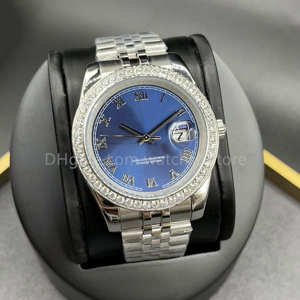 watchsc - 41mm 36mm automatic mechanical mens watches bezel stainless steel diamond 31mm 28mm lady watches waterproof luminous fashion wrist, Slivery;brown
watchsc - 41mm 36mm automatic mechanical mens watches bezel stainless steel diamond 31mm 28mm lady watches waterproof luminous fashion wrist, Slivery;brown