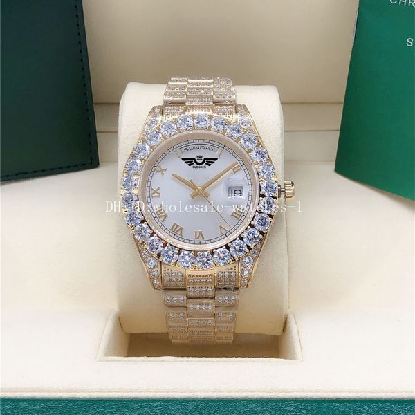 watch full diamond silver dail president 128238 128239 sapphire big diamond bezel 43mm 18k gold men automatic wristwatches with original box, Slivery;brown
watch full diamond silver dail president 128238 128239 sapphire big diamond bezel 43mm 18k gold men automatic wristwatches with original box, Slivery;brown