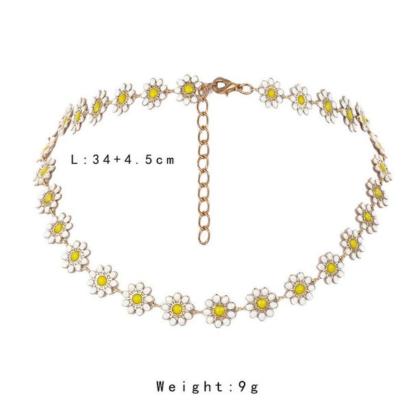Flower Daisy Clavicle Chain Necklace for Women Girls Daily Outfit Style Sweet Short Choker Statemen
Flower Daisy Clavicle Chain Necklace for Women Girls Daily Outfit Style Sweet Short Choker Statemen