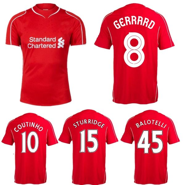 14 15 gerrard retro soccer jersey 2014 skrtel balotelli coutinho sterling lucas henderson sturridge vintage classic football shirt, Black;yellow
14 15 gerrard retro soccer jersey 2014 skrtel balotelli coutinho sterling lucas henderson sturridge vintage classic football shirt, Black;yellow