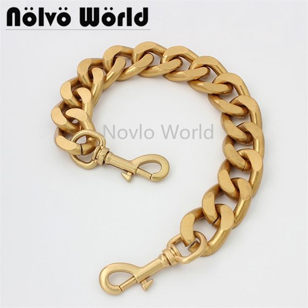1-5 pieces 30-120cm 34x25mm oversize curb chain ins light alumium ladies purse bag shoulder straps satin gold chains 220509, Black
1-5 pieces 30-120cm 34x25mm oversize curb chain ins light alumium ladies purse bag shoulder straps satin gold chains 220509, Black