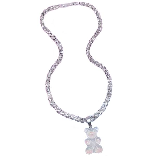 chains chain metal color transparent candy pendant necklace female personality simple versatile temperament, Silver
chains chain metal color transparent candy pendant necklace female personality simple versatile temperament, Silver