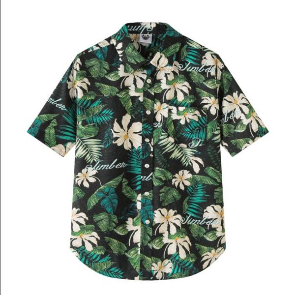european and american men's wear summer 2022 new short sleeve lapel single breasted floral print fashion shirt, White;black
european and american men's wear summer 2022 new short sleeve lapel single breasted floral print fashion shirt, White;black