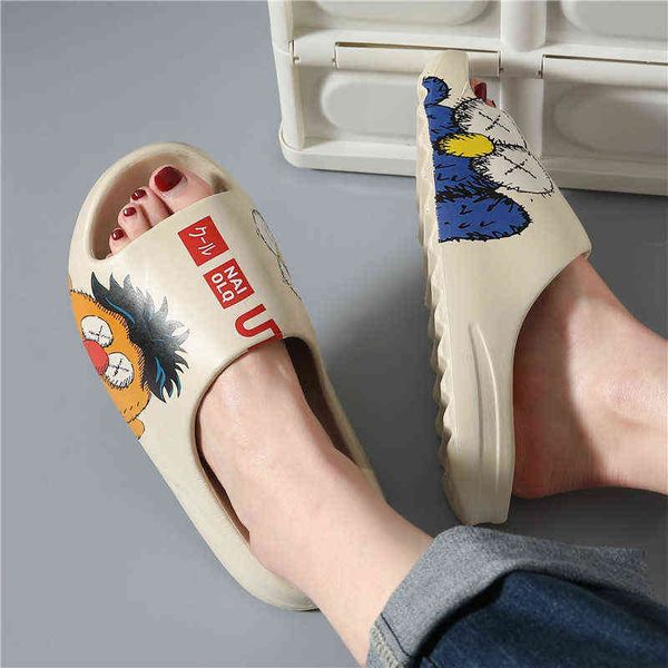 sandals 2022 new summer home cartoon men slippers women flip flops thick slides fashion printed couples platform shoes outdoor sandals 22062, Black
sandals 2022 new summer home cartoon men slippers women flip flops thick slides fashion printed couples platform shoes outdoor sandals 22062, Black