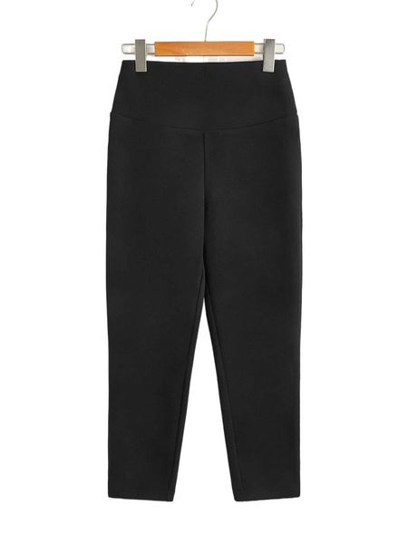 solid wideband waist leggings u4mh#, White;black