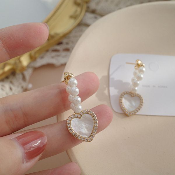 2021 luxury pearl tassel clip-on & screw back elegant shell heart pearl girl party to send lover fashion ladies earrings jewelry gift does n, Silver
2021 luxury pearl tassel clip-on & screw back elegant shell heart pearl girl party to send lover fashion ladies earrings jewelry gift does n, Silver