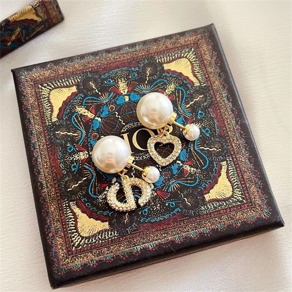 ornament charm earring asymmetric size pearl earrings diamond inlaid love women simple temperament jewelry, Golden
ornament charm earring asymmetric size pearl earrings diamond inlaid love women simple temperament jewelry, Golden
