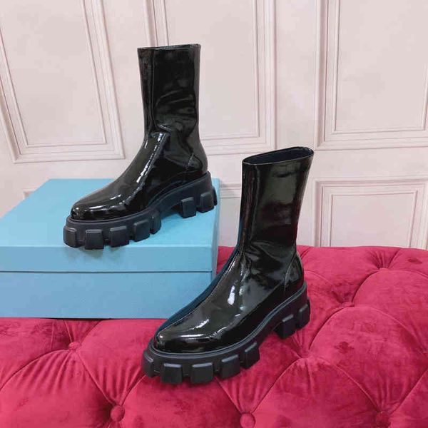 boots women's short boots cow patent muffin thick bottom british style martin fashion personality high heel women's 95xs, Black
boots women's short boots cow patent muffin thick bottom british style martin fashion personality high heel women's 95xs, Black