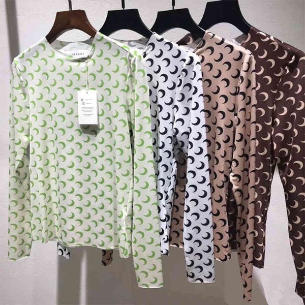 star super fire tide brand marine serre moon long sleeve t-shirt thin sunscreen crescent print bottom shirt188r, White
star super fire tide brand marine serre moon long sleeve t-shirt thin sunscreen crescent print bottom shirt188r, White