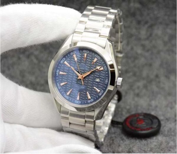 u1 two tone blue dial aqua terra 150m limited watch 41mm quartz ocean stainless steel sports sea mens watches, Slivery;brown
u1 two tone blue dial aqua terra 150m limited watch 41mm quartz ocean stainless steel sports sea mens watches, Slivery;brown