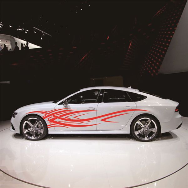 2pcs car-styling body stickers two sides body personalized creative fire flame waist line sticker vinyl decal car accessories
2pcs car-styling body stickers two sides body personalized creative fire flame waist line sticker vinyl decal car accessories