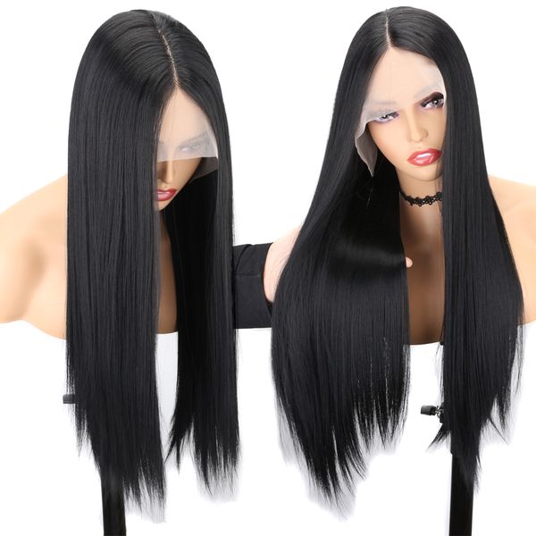 synthetic lace front wig for black women long straight lace front wig middle part hair glueless full lace wigsfactory direct
synthetic lace front wig for black women long straight lace front wig middle part hair glueless full lace wigsfactory direct