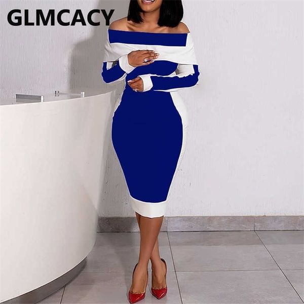 women long sleeve fold over off shoulder bodycon dress elegant office ladies midi dress 210702, Black;gray
women long sleeve fold over off shoulder bodycon dress elegant office ladies midi dress 210702, Black;gray