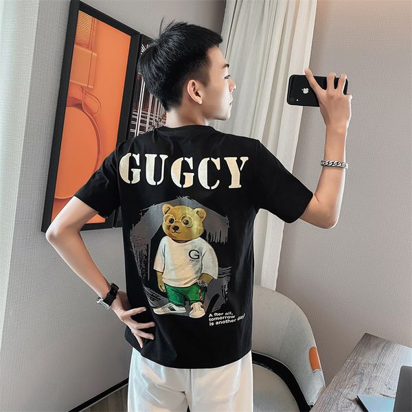 g bear printed tees t shirt men cotton harajuku style 2022 summer streetwear hip hop plus size, White;black
g bear printed tees t shirt men cotton harajuku style 2022 summer streetwear hip hop plus size, White;black