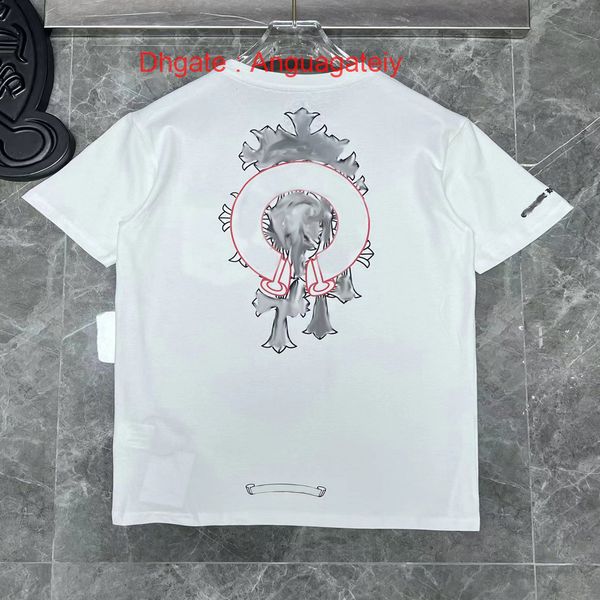 summer luxury mens t shirts fashion ch brand man tees sanskrit letter t-shirt horseshoe flower cross short sleeve designer tshirts hip hop s, White;black
summer luxury mens t shirts fashion ch brand man tees sanskrit letter t-shirt horseshoe flower cross short sleeve designer tshirts hip hop s, White;black