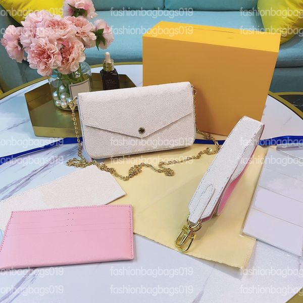 2022 multi-pochette 3 in 1 cross body bags brown quilted cowhide leather gold-color chain for hand or short shoulder carry round coin purse
2022 multi-pochette 3 in 1 cross body bags brown quilted cowhide leather gold-color chain for hand or short shoulder carry round coin purse