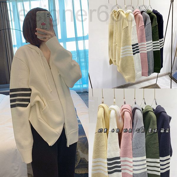 women's knits & tees designer autumn and winter thickened sweater cardigan women's spring wear hooded sweater jacket short i47u, White
women's knits & tees designer autumn and winter thickened sweater cardigan women's spring wear hooded sweater jacket short i47u, White