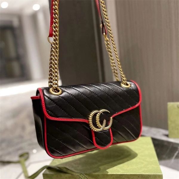 design luxury fashion bags 22 marmont black leather wavy love flip chain single messenger
design luxury fashion bags 22 marmont black leather wavy love flip chain single messenger