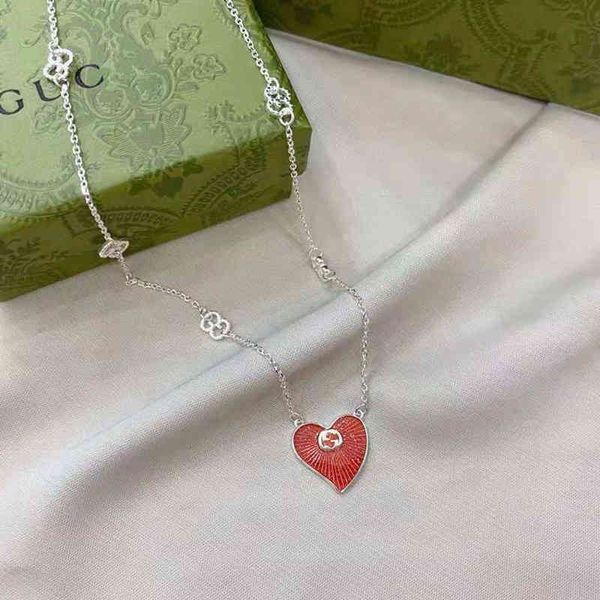 2023 designer new fashion jewelry gujia 925 silver interlocking bracelet double red enamel love necklace valentine's day gift
2023 designer new fashion jewelry gujia 925 silver interlocking bracelet double red enamel love necklace valentine's day gift