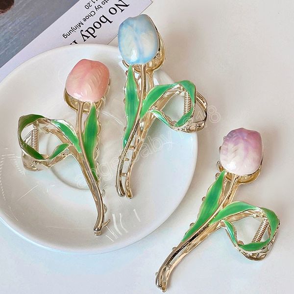 tulip hair claw flower hair clip headdress vintage ponytail clips trendy sweet clamps women hair jewelry, Slivery;white
tulip hair claw flower hair clip headdress vintage ponytail clips trendy sweet clamps women hair jewelry, Slivery;white