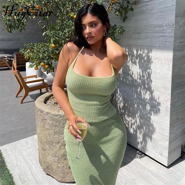 hugcitar solid sleeveless backless maxi dress 2 pieces set fall winter women fashion streetwear outfits y2k 220602, White
hugcitar solid sleeveless backless maxi dress 2 pieces set fall winter women fashion streetwear outfits y2k 220602, White