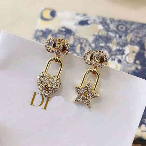 new love five pointed star studded earrings simple high-grade brass 925 silver needle jewelry sale, Golden
new love five pointed star studded earrings simple high-grade brass 925 silver needle jewelry sale, Golden