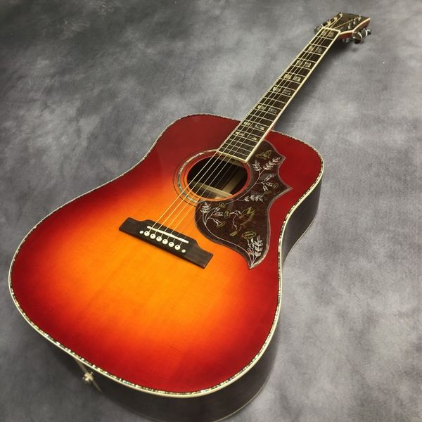 41 inch 6 string hummingbird series sunset red acoustic guitar
41 inch 6 string hummingbird series sunset red acoustic guitar